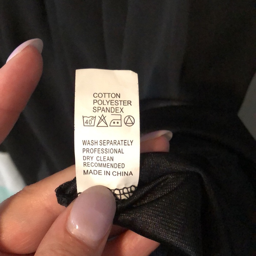 NWOT Black Colorblock Maxi Dress - Picture 6 of 6